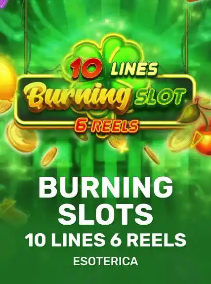 Burning Slot 10x6 game tile