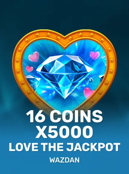 16 Coins x5000 Love the Jackpot game tile