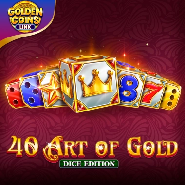 40 Art of Gold Dice Edition Golden Coins Link game tile