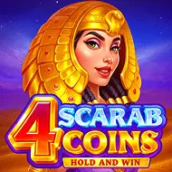 4 Scarab Coins: Hold and Win game tile
