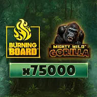 Mighty Wild: Gorilla Burning Board game tile
