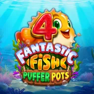4 Fantastic Fish Puffer Pots game tile
