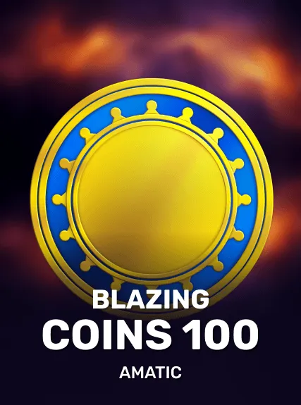 Blazing Coins 100 game tile