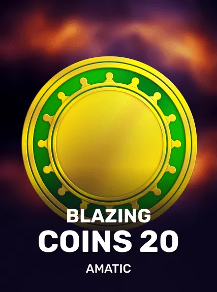 Blazing Coins 20 game tile