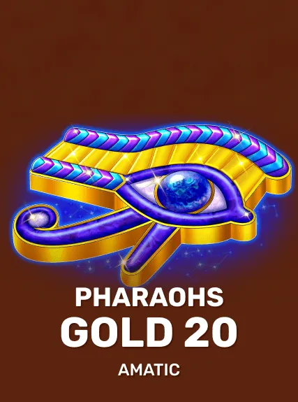 Pharaohs Gold 20 game tile