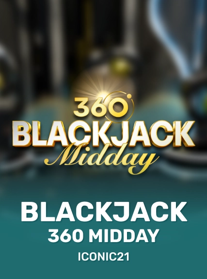 Blackjack 360 Midday game tile