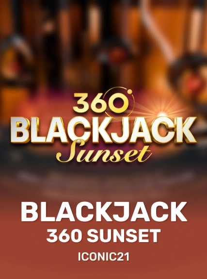 Blackjack 360 Sunset game tile