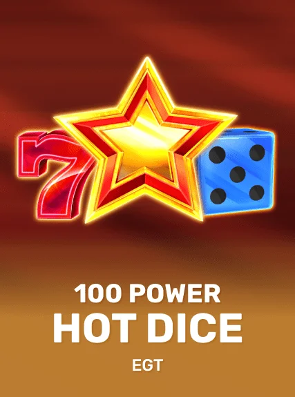 100 Power Hot Dice game tile