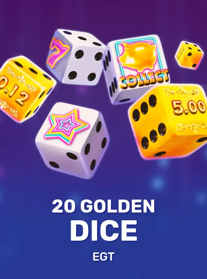 20 Golden Dice game tile