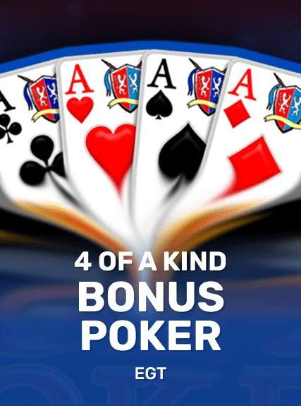 4 of a Kind Bonus Poker game tile