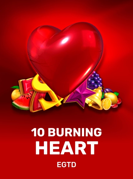 10 Burning Heart game tile