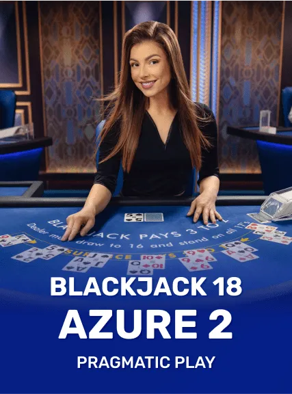 Blackjack 18 - Azure 2 game tile