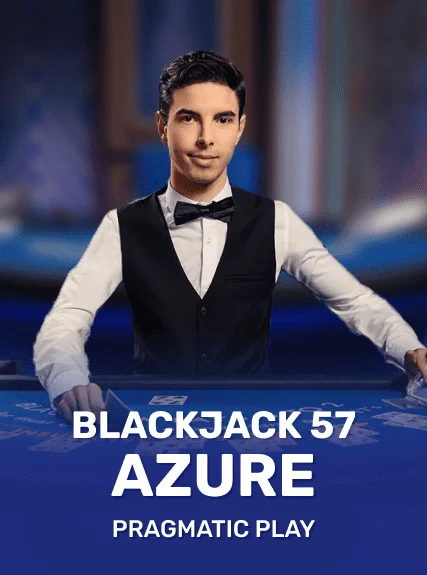 Blackjack 57 - Azure game tile