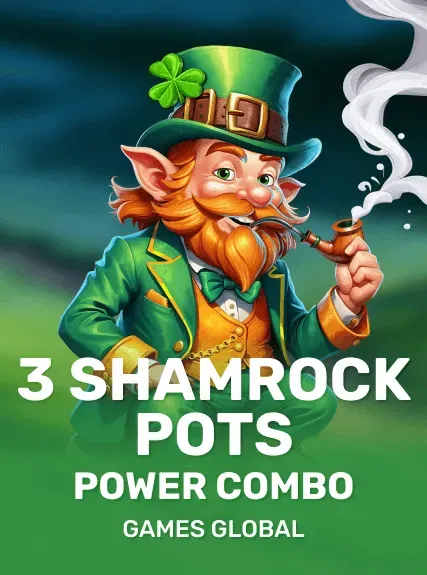 3 Shamrock Pots: POWER COMBO game tile