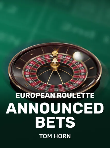 European Roulette. Announced Bets game tile