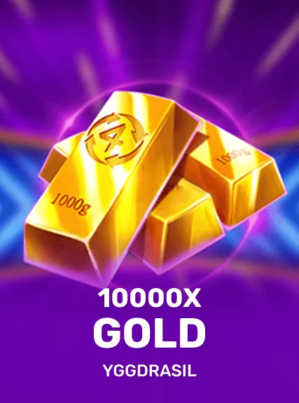 10000X Gold game tile