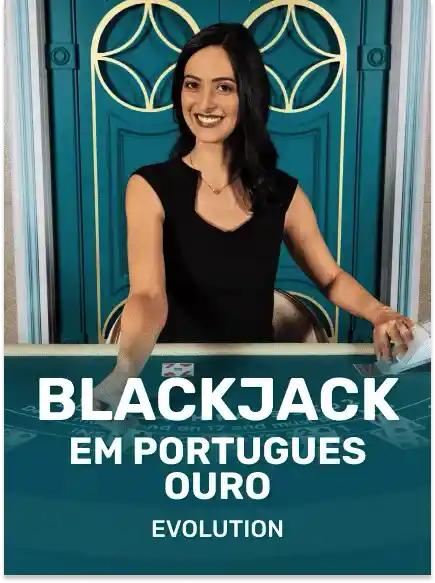 Blackjack em Portugues Ouro game tile