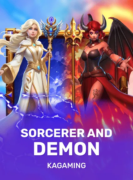 Sorcerer and Demon game tile