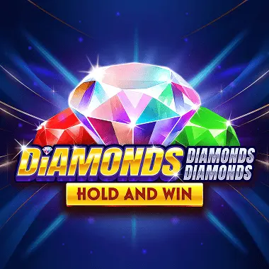 Diamonds Diamonds Diamonds Hold and Win game tile