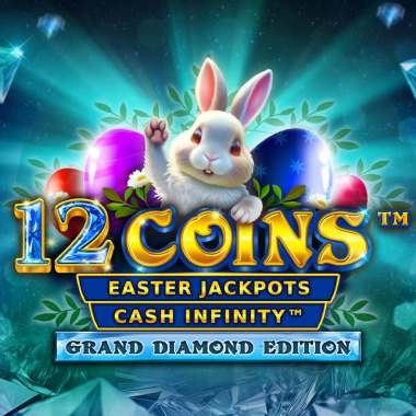 12 Coins Grand Diamond Edition Easter Jackpots game tile