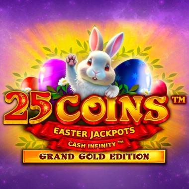 25 Coins Grand Gold Edition Easter Jackpots game tile