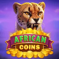 African Coins Hold and Spin game tile