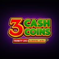 3 Cash Coins RUNNING WINS game tile