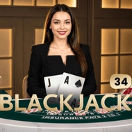 Blackjack 34 game tile