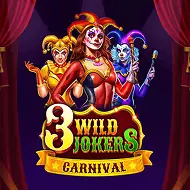 3 Wild Jokers Carnival game tile