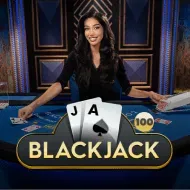 Blackjack 100 game tile