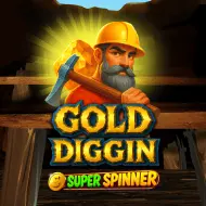 Gold Diggin’ Super Spinner game tile