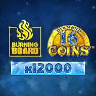 16 Coins Diamond Burning Board game tile