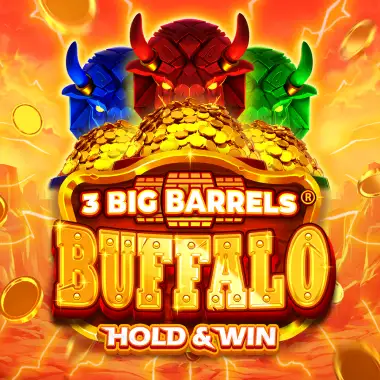 3 Big Barrels Buffalo game tile