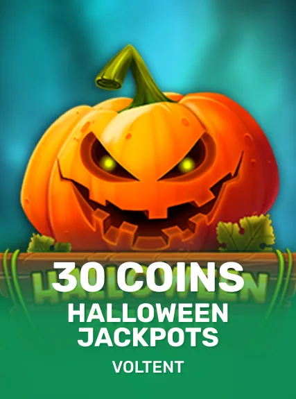 30 Coins Halloween Jackpots game tile