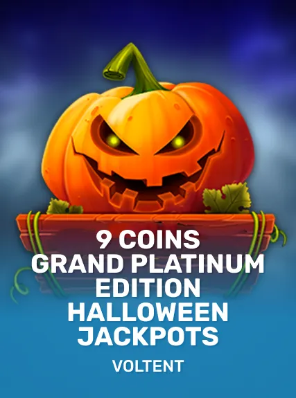 9 Coins Grand Platinum Edition Halloween Jackpots game tile