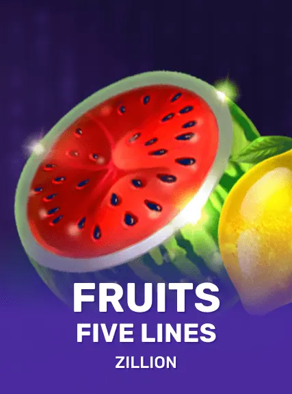 Fruits Five Lines game tile