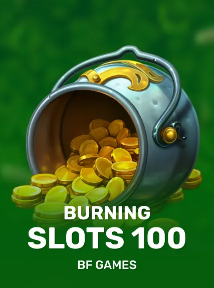 Burning Slots 100 game tile