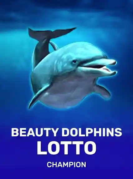 Beauty Dolphins Lotto game tile
