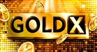 Gold X game tile