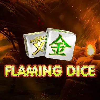 Flaming Dice game tile