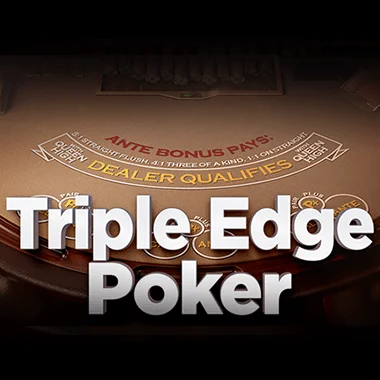 Play Triple Edge Poker (Three Card Poker) pokie online – OzzyBet AU