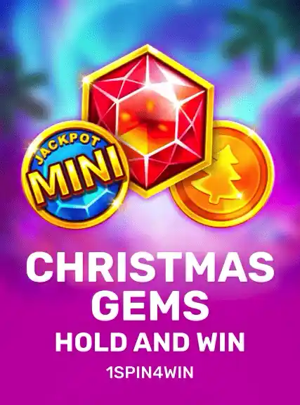 Christmas Gems Hold And Win game tile