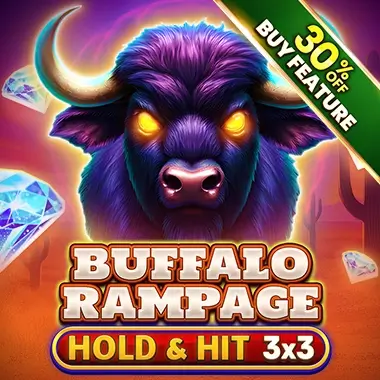 Buffalo Rampage - Hold & Hit 3x3 game tile