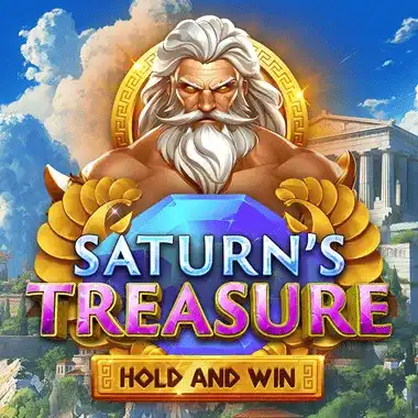 Saturn's Treasure Hold and Win game tile