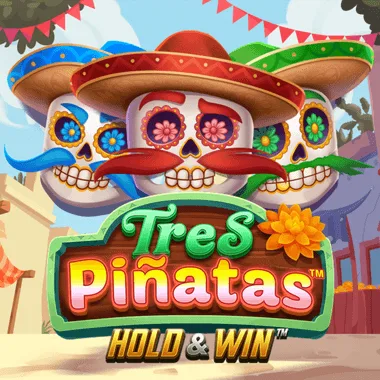Tres Pinatas Hold & Win game tile