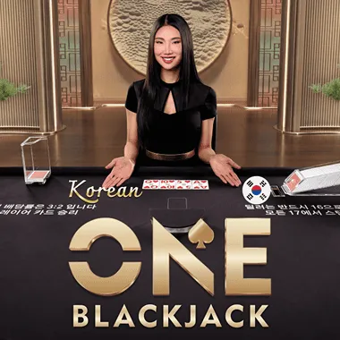 Korean ONE Blackjack game tile