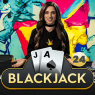 Blackjack 24 game tile