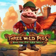 Three Wild Pigs And The Big Bad Wolf game tile