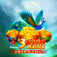 3 Coin Golden Peacock game tile