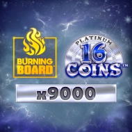 16 Coins Platinum Burning Board game tile